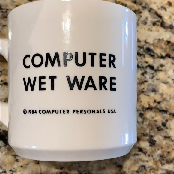 Vintage 1984 I Love My Computer coffee mug - Picture 3 of 6